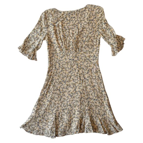 Cupcakes and Cashmere Cream Floral Summer Dress Size 4 - Picture 4 of 8